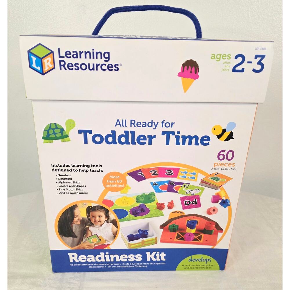 Learning Resources Toddler Time Readiness Kit Ages 2-3 New in Sealed Bags Visual